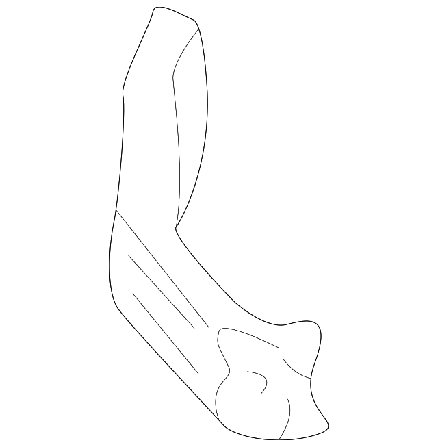 15708680 Деталь FACE BAR BRACE, RIGHT