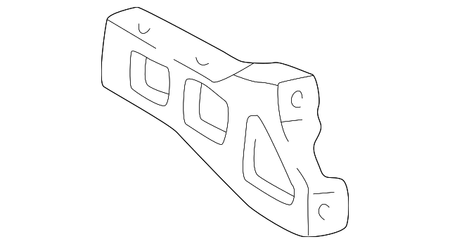 15125303 Деталь FACE BAR MOUNT BRACKET, LEFT