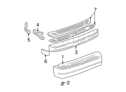 Astro BUMPER & COMPONENTS - REAR
