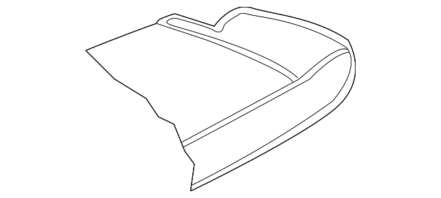 1L2Z9863804BAB Деталь SEAT COVER, RIGHT