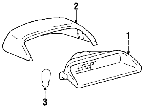 Avalon HIGH MOUNTED STOP LAMP