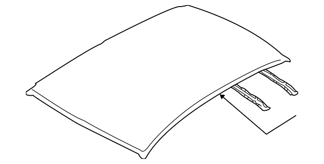 53600FG0309P Деталь ROOF PANEL