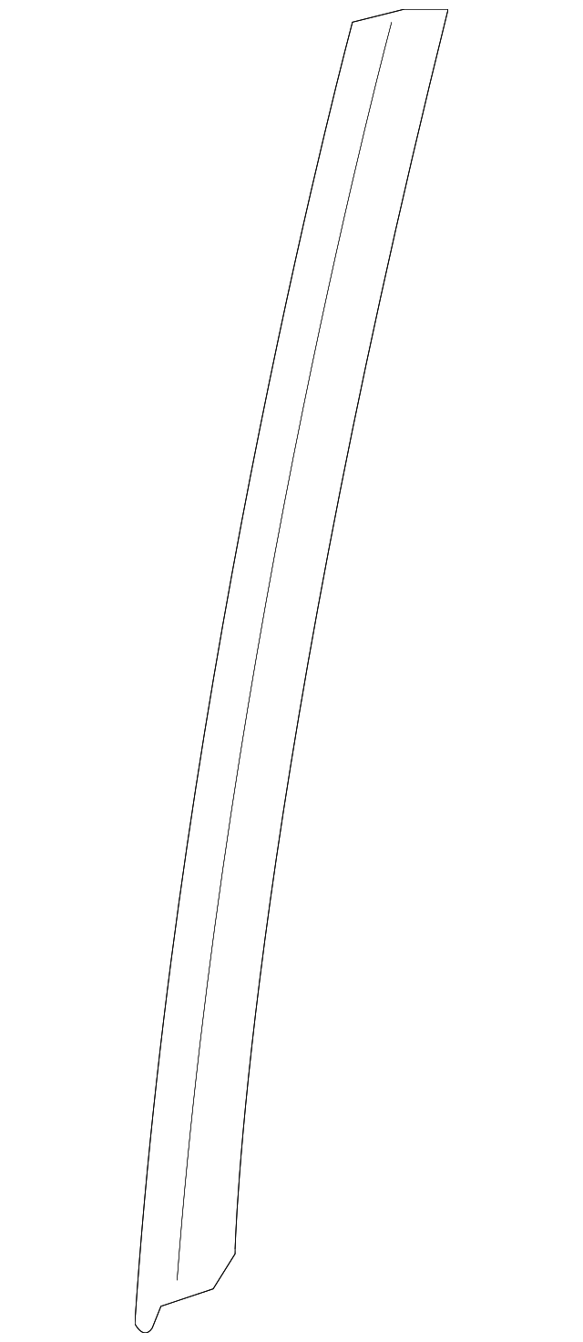 83819-1FA0A Деталь REAR MOLDING, RIGHT