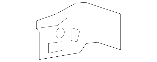 92202385 Деталь SEAT BACK PANEL REINFORCEMENT, RIGHT