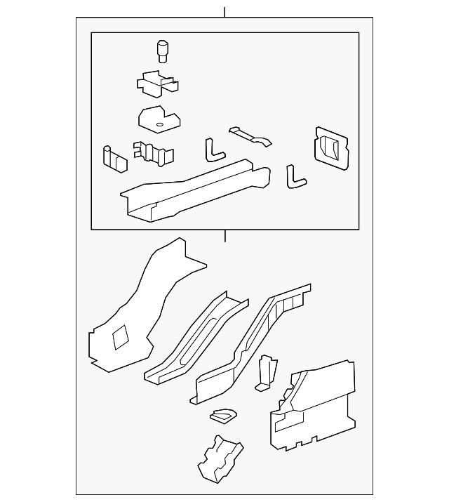 92216403 Деталь REAR RAIL ASSY, RIGHT