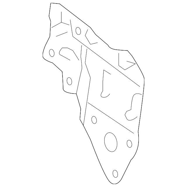 58384-52080 Деталь REAR BODY PANEL GUSSET, RIGHT