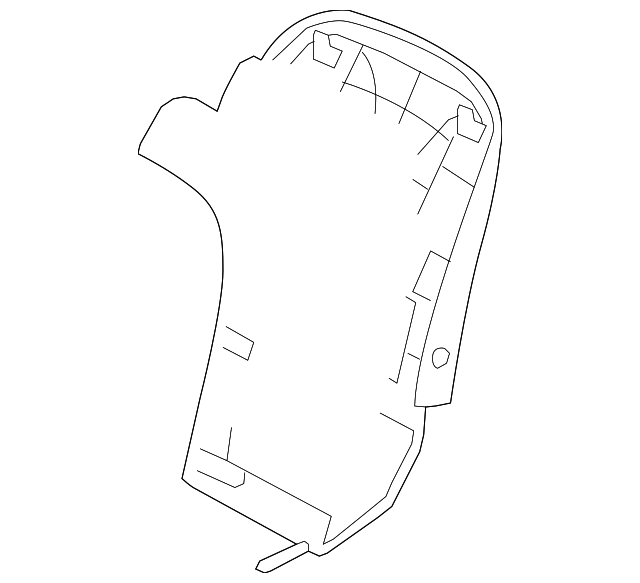88393-3J100-WKH Деталь SEAT BACK PANEL, LEFT