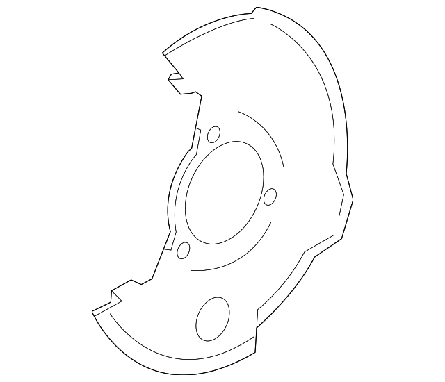 25884779 Деталь SPLASH SHIELD, LEFT