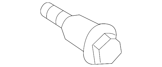 011210054U Деталь BELT & RETRACTOR BOLT, LEFT