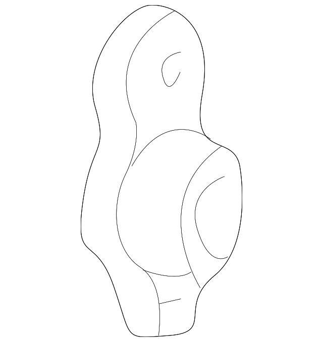 ZZM0-65-900 Деталь HINGE, LEFT
