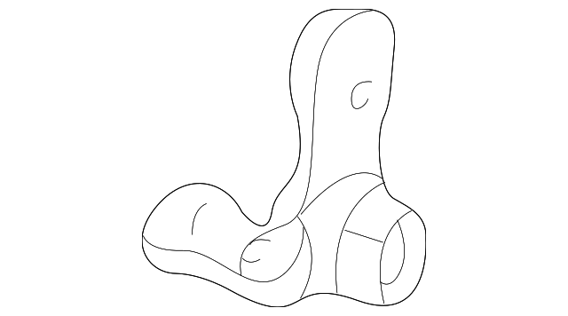 ZZM0-65-423A Деталь STRIKER RETAINER, RIGHT