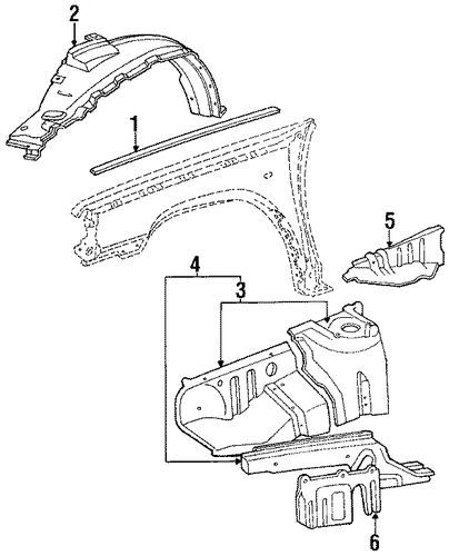 Tercel STRUCTURAL COMPONENTS & RAILS