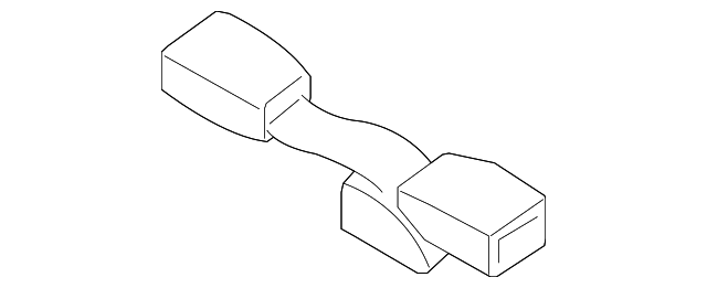 89840-1G501RU BUCKLE, RIGHT