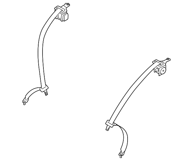 89820-1G551RU OUTER BELT ASSY, RIGHT