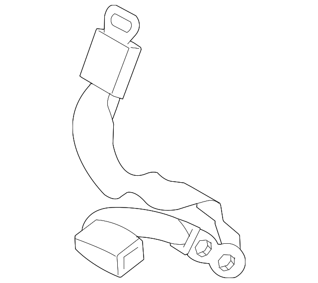 89830-1G501RU BUCKLE, LEFT