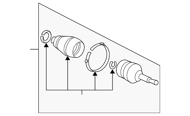 44014-T0C-G00 Деталь JOINT SET, OUTBOARD