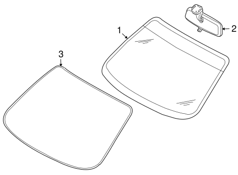 Aveo GLASS - WINDSHIELD