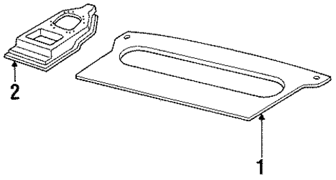Corolla INTERIOR TRIM - REAR BODY