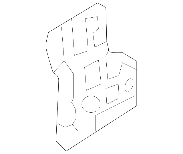 86861-A5000 Деталь DEFLECTOR, LEFT