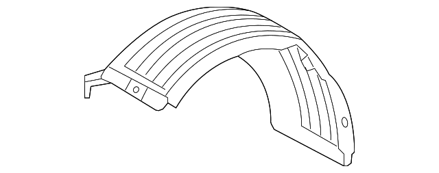 86821-A5000 Деталь WHEELHOUSE LINER, LEFT
