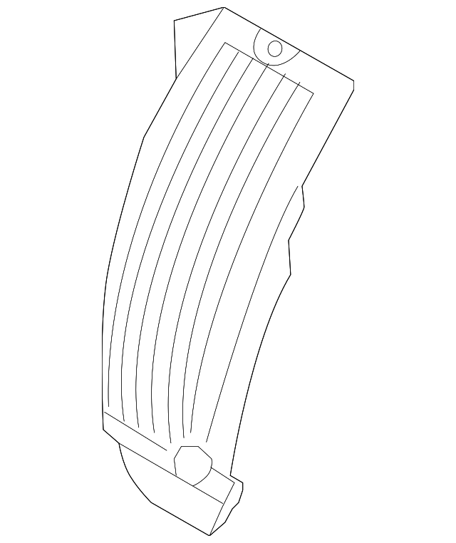 86821-A5010 Деталь WHEELHOUSE LINER, LEFT