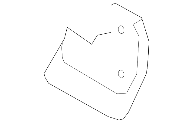 86841-A5000 Деталь MUD GUARD, LEFT