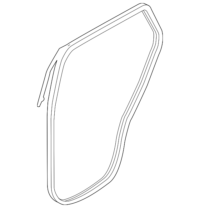 83140-2P002 Деталь DOOR W'STRIP, RIGHT