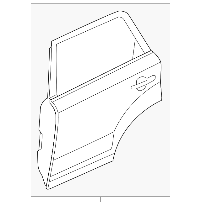 77003-1U520 Деталь DOOR SHELL, LEFT