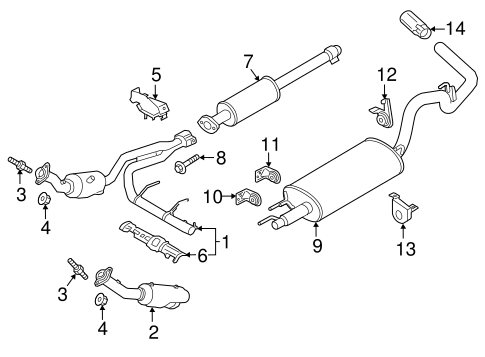 F-150 EXHAUST COMPONENTS