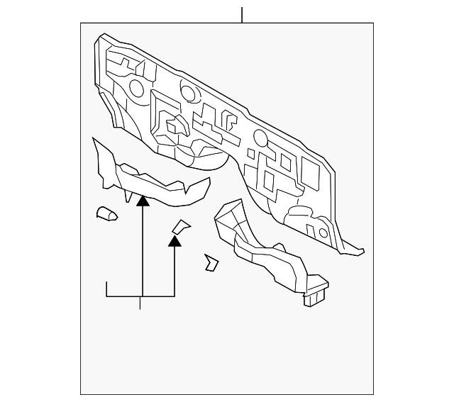64300-3E100 Деталь DASH PANEL