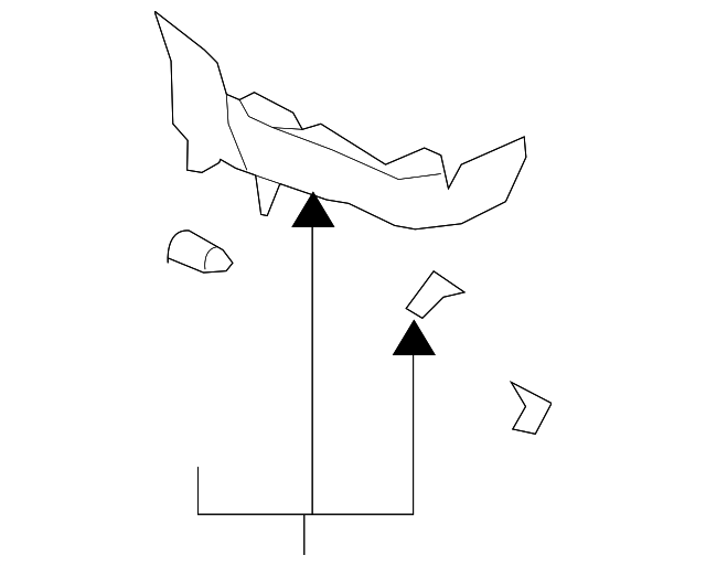 64341-3E100 Деталь LOWER EXTN, RIGHT