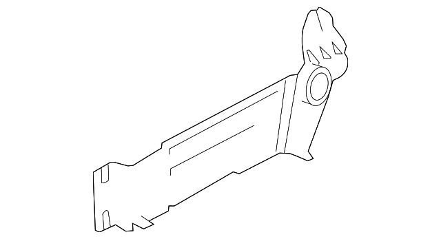 15789813 LOWER QTR TRIM BRACKET, LEFT