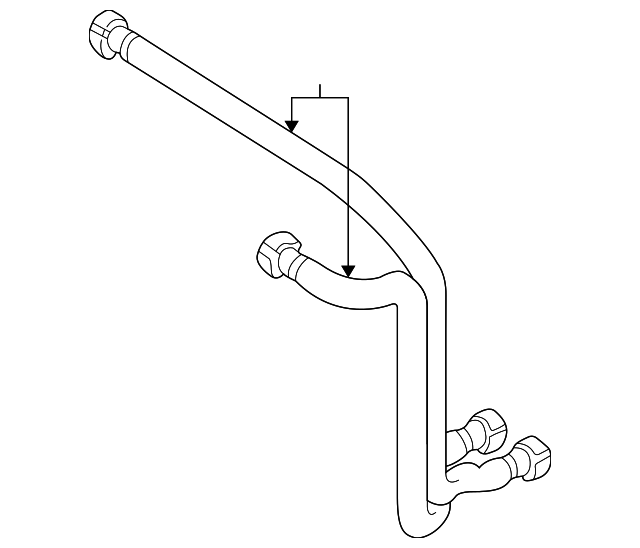 17-22-7-631-564 Деталь OIL COOLER LINE