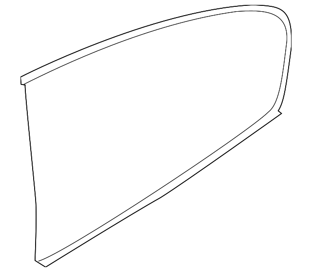 51-37-2-996-095 QUARTER GLASS, LEFT