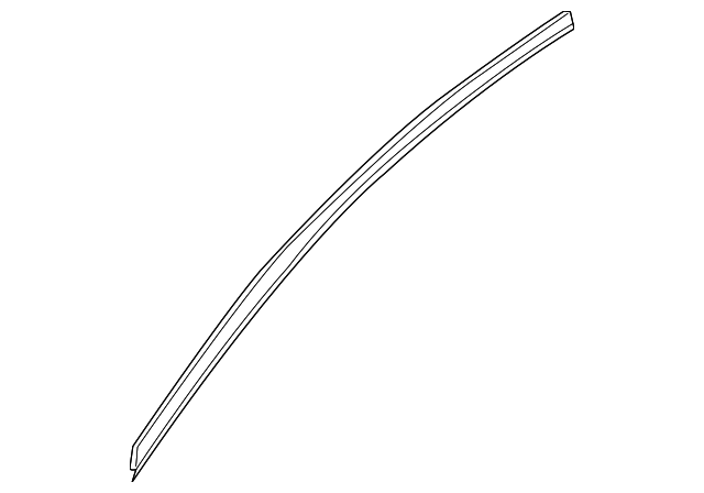 TE69-50-981A Деталь UPPER MOLDING, RIGHT