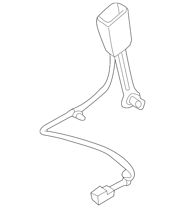 88840-3R510WK Деталь BUCKLE, RIGHT