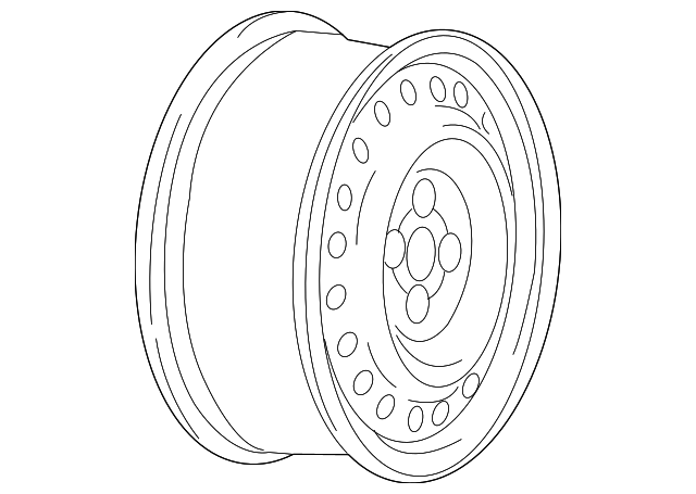 13412196 WHEEL, STEEL