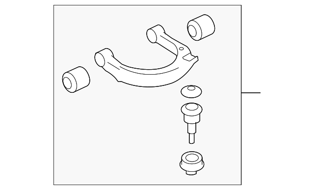 54420-3K000 Деталь UPPER CNTRL ARM, RIGHT