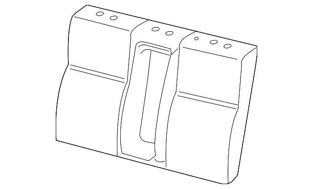 82127-TX6-A01 PAD, RR. SEAT-BACK