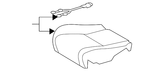 71511-0E040 SEAT CUSHION PAD, RIGHT