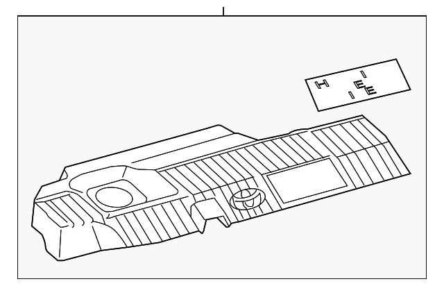 11212-37090 Деталь ENGINE COVER