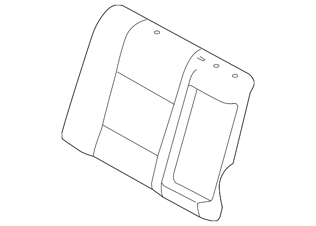 8738085Z70 Деталь SEAT BACK COVER, RIGHT