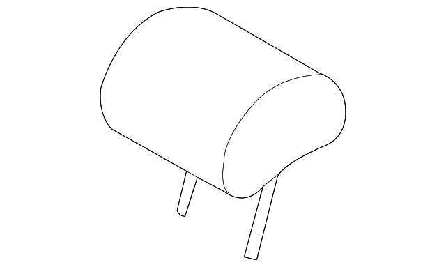 8640185Z70 Деталь HEADREST, CENTER