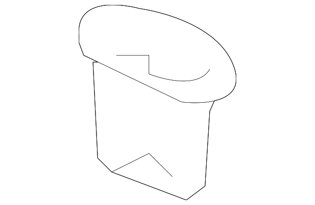8746086Z00 Деталь SEAT CUSHION PAD HOOK, LEFT