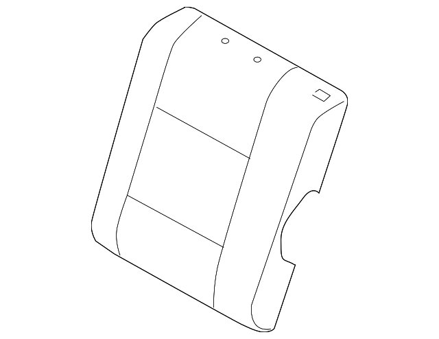 8788085Z21 Деталь SEAT BACK COVER, LEFT