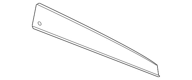 3D7-863-455-93R Деталь SIDE TRIM PANEL, LEFT
