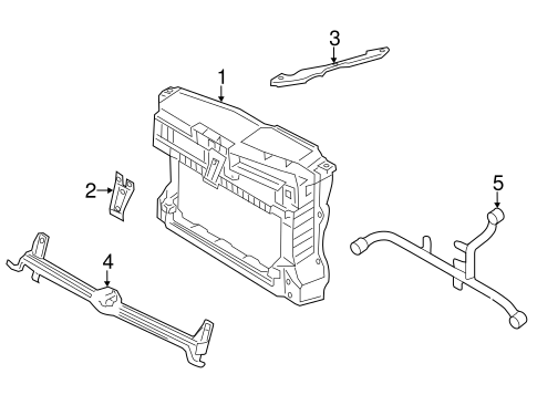 Jetta RADIATOR SUPPORT