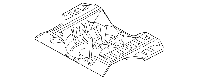 6151285Z01 Деталь REAR FLOOR PAN