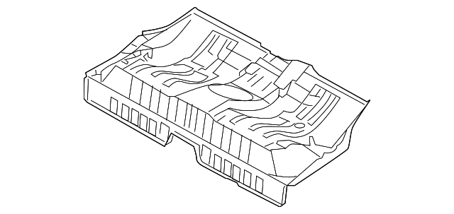 6151185Z01 Деталь FRONT FLOOR PAN