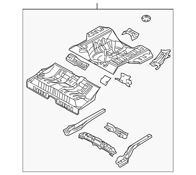 6151085Z00 Деталь FLOOR PAN ASSY